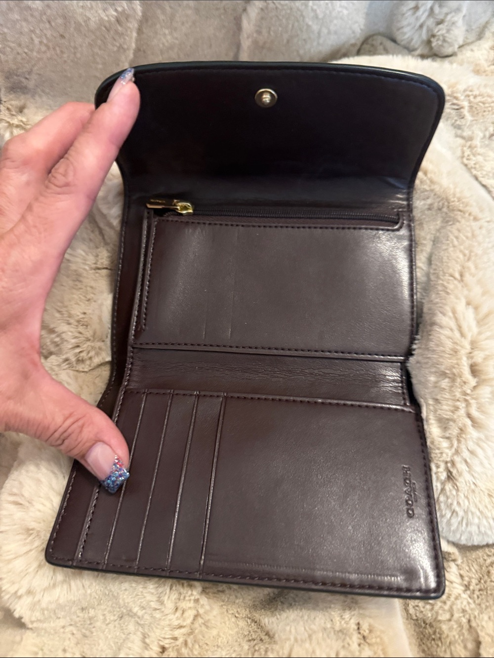NWOT Coach Phyton envelope wallet RP$250 - Picture 3 of 4